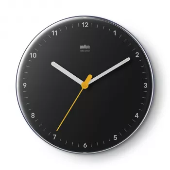 Braun BC 26 B-DCF Reloj de pared radiocontrolado negro