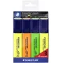 STAEDTLER Textsurfer Classic 3+1 Promopack Set de rotuladores fluorescentes, punta biselada, 1.0-5.0 mm, colores surtidos