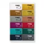 STAEDTLER Set de pasta de modelar Sparkle pack de 12 endurecimiento al horno en 30 minutos a 110°C