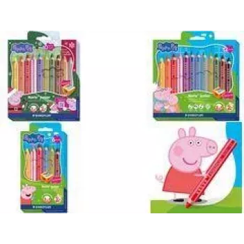 STAEDTLER Noris Colour lápices de colores Peppa Pig pack de 12 100% PEFC