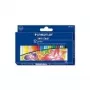 STAEDTLER Noris Club 243 NC12 ceras de colores - 12 colores surtidos - 11 mm de diámetro - caja de cartón