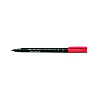 STAEDTLER 314-2 rotulador permanente Lumocolor rojo negro rojo 2,5 mm 1 unidad