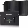 BRESSER panel solar móvil 90W con salida USB y DC