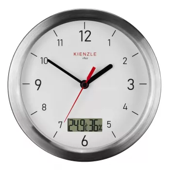 KIENZLE reloj de pared radiofrecuencia DCF baño blanco 170mm