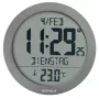 KIENZLE Reloj de pared radiocontrolado DCF con indicador de temperatura ambiente, antracita