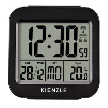 KIENZLE Despertador de viaje con indicador de temperatura interior