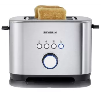SEVERIN AT 2620 Tostadora 800 W 2 ranuras plateado/negro