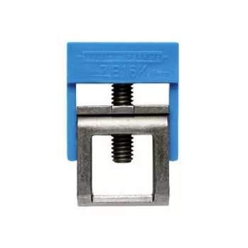 Weidmüller ZB 16K BL Borne de resorte para barra colectora, poliamida/acero, azul, 50 uds.
