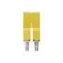 Weidmüller WQV 4/2 Puente transversal, 2 polos, 4 mm², amarillo, 50 uds.
