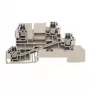 Weidmüller Borne de paso, 2,5 mm², 24 A, 800 V, beige, conexión por tornillo, 50 uds.