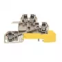 Weidmüller Borne pasante de carril, conexión por tornillo, 2,5 mm², 800 V, 24 A, beige, 50 uds.