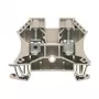 Weidmüller WDU 10 borne de paso, conexión por tornillo, 10 mm², 57 A, beige, 50 unidades