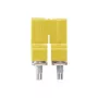 Weidmüller WQV 6/2 Puente transversal, 2 polos, 6 mm², poliamida, amarillo, UL 94 V-0, 50 uds.