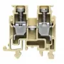 Weidmüller Borne pasante, conexión por tornillo, 2,5 mm², 800 V, 24 A, beige oscuro, carril DIN TS 35