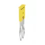 Weidmüller ZQV 2.5/2 Puente transversal, 2,5 mm², 2 polos, amarillo, 60 uds.