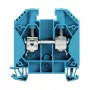 Weidmüller WDU 16 Bloque de bornes pasante azul 60x11,9x63 mm