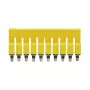 Weidmüller WQV 2.5/10 Puente transversal, 10 polos, 2,5 mm², amarillo, poliamida, 20 uds.