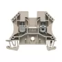 Weidmüller borne de paso, conexión por tornillo, 4 mm², 32 A, 800 V, beige, montaje en carril DIN, 100 uds.