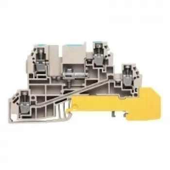 Weidmüller borne de paso, conexión por tornillo, 2,5 mm², 500 V, 24 A, beige, 50 uds.
