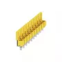 Weidmüller WQV 6/10 puente transversal, 2 polos, paso 8 mm, amarillo, poliamida, 20 uds.