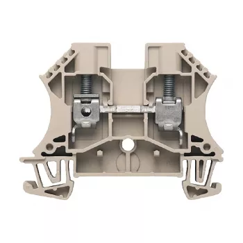 Weidmüller borne de paso, conexión por tornillo, 800 V, 41 A, 6 mm², beige, 100 uds.