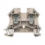 Weidmüller borne de paso, conexión por tornillo, 800 V, 41 A, 6 mm², beige, 100 uds.