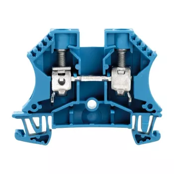 Weidmüller borne de paso serie W, azul, 10 mm², 57 A, conexión por tornillo, 50 uds.