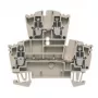 Weidmüller borne de paso, 2,5 mm², conexión por tornillo, azul, carril DIN