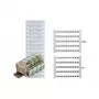 Weidmüller DEK 6 FW 1-50 marcador de bornes, 6x5 mm, blanco, números 1-50, 500 uds.