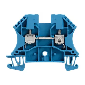 Weidmüller WDU 4 BL borne de paso, 4 mm², conexión por tornillo, azul, 100 unidades