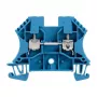 Weidmüller WDU 4 BL borne de paso, 4 mm², conexión por tornillo, azul, 100 unidades