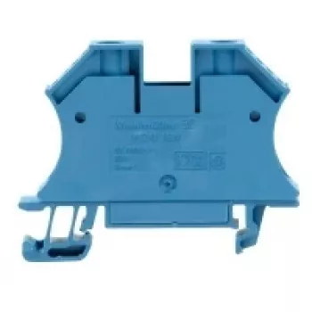 Weidmüller WDU 16N BL borne de paso, 16 mm², 76 A, conexión por tornillo, azul, 50 uds.