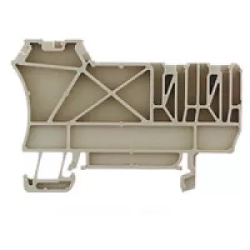 Weidmüller ZAP/TW ZIA1.5/3L placa final - 50 uds. - Wemid - beige - -50 a 120 °C - V0