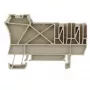 Weidmüller ZAP/TW ZIA1.5/3L placa final - 50 uds. - Wemid - beige - -50 a 120 °C - V0