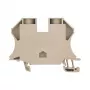 Weidmüller 1040400000 - borne de paso de conexión por tornillo de 16 mm², 1000 V, 76 A, carril DIN, beige oscuro