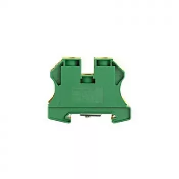 Weidmüller WPE 35N borne de puesta a tierra, 35 mm², conexión por tornillo, verde/amarillo