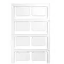 Weidmüller SM 27/18 K MC NE ws marcador de aparatos MultiCard 18x27mm blanco 1707270000