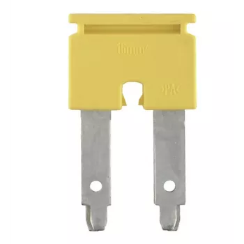 Weidmüller ZQV 16/2 puente transversal, 2 polos, 16 mm², amarillo, 25 uds.