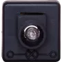 HEINRICH KOPP lámpara de neón para enchufe con interruptor, negro, 1 ud., 230V AC, luz naranja-roja