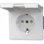 Heinrich Kopp 119102080 toma Schuko CEE 7/3 CEE 7/4 blanco 250V 16A