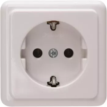 Heinrich Kopp toma Schuko de superficie 1 toma 16A 250V blanco ártico 101802000