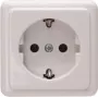 Heinrich Kopp toma Schuko de superficie 1 toma 16A 250V blanco ártico 101802000