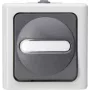 Heinrich Kopp conmutador de cruz superficie para ambientes húmedos BLUE ELECTRIC gris 10A 250V IP44 conmutador de superficie