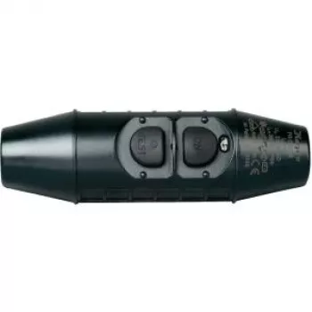 Heinrich Kopp interruptor de seguridad intermedio con PRCD-S 230 V negro IP55 1962.0001.5