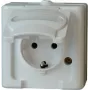 HEINRICH KOPP toma Schuko 1 toma de superficie para ambientes húmedos IP44 blanco ártico 16A 250V (103302007)