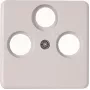Heinrich Kopp Objekt 2002 tapa para toma de antena TV/RF/Sat blanco alpino