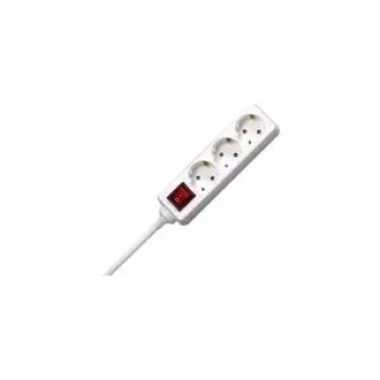 EFB Electronics Regleta de enchufes 3x Schuko CEE 7/7 1,5m Negro