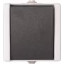 Heinrich Kopp 540656002 Conmutador, superficie, IP44, 10A, 250V, Negro/Blanco, Termoplástico, diseño Paris
