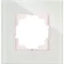 Heinrich Kopp Paris Marco embellecedor de cristal 1 elemento Blanco Brillante Sin tornillos IP20