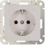 Heinrich Kopp Kopp HK02 toma con contacto de protección Arctic White empotrable 16A 250V tipo F con protección infantil
